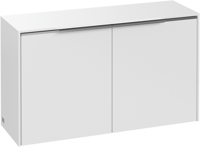 Villeroy und Boch Subway 3.0 Sideboard C60000VF 80,5x42,3x25,6cm, Griff Aluminium glänzend, pure white