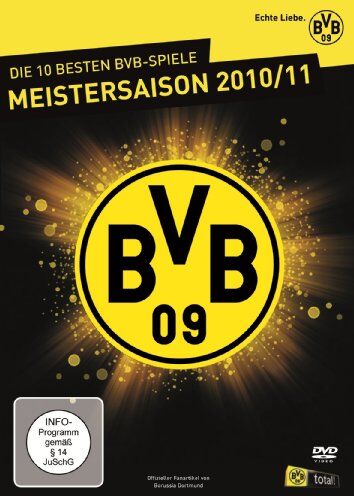 Various - Die 10 besten BVB-Spiele - Meistersaison 2010/2011 [5 DVDs] BVB Borussia Dortmund - Preis vom 09.10.2026 07:28:09 h