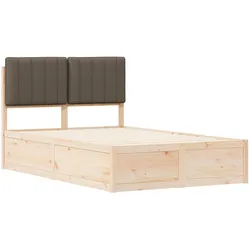 vidaXL, Bett, Holzbett (120 x 190 cm)