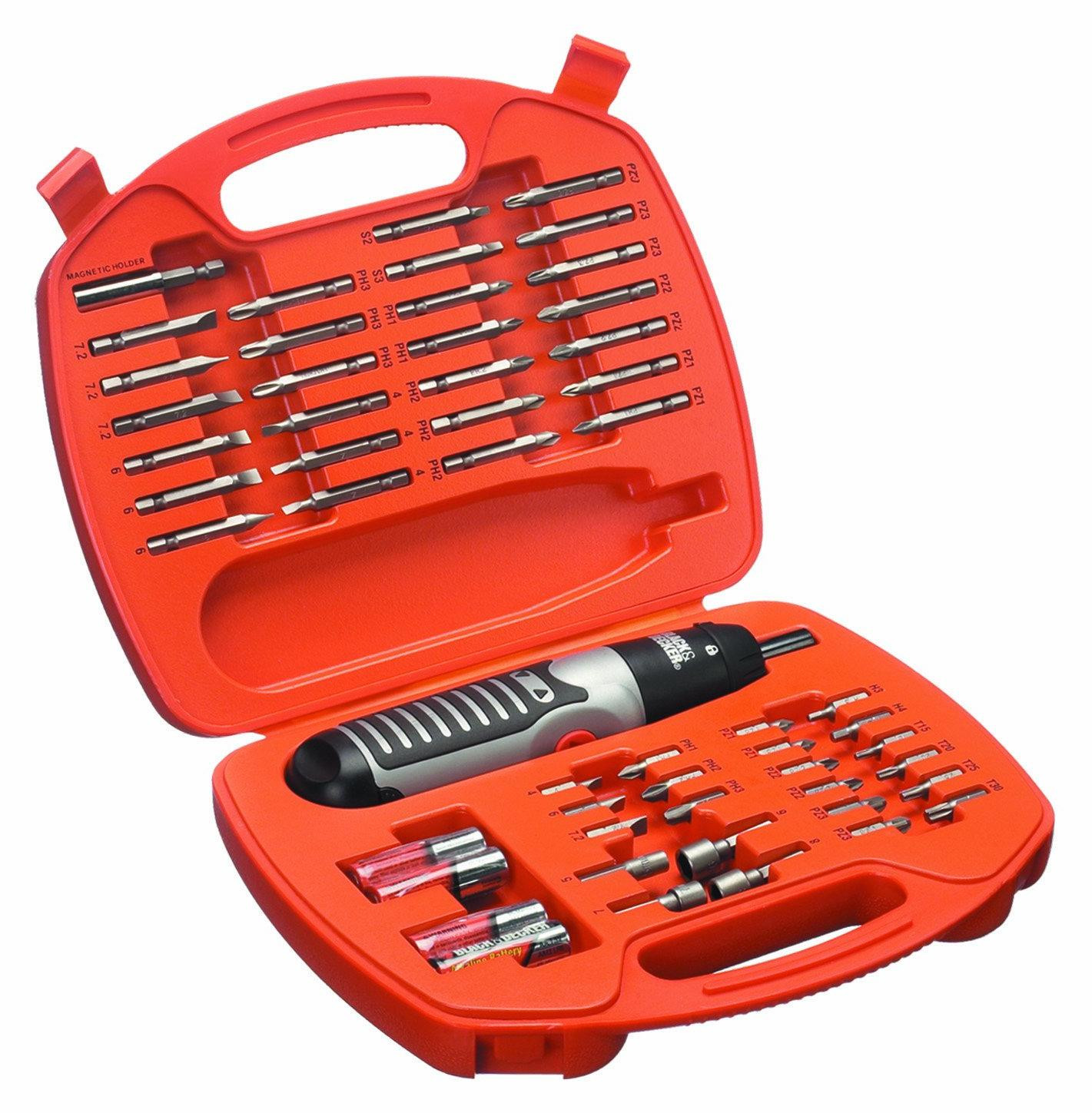 Black+Decker A7071-XJ Black&Decker Accu-Stabschrauber Set 54-delig