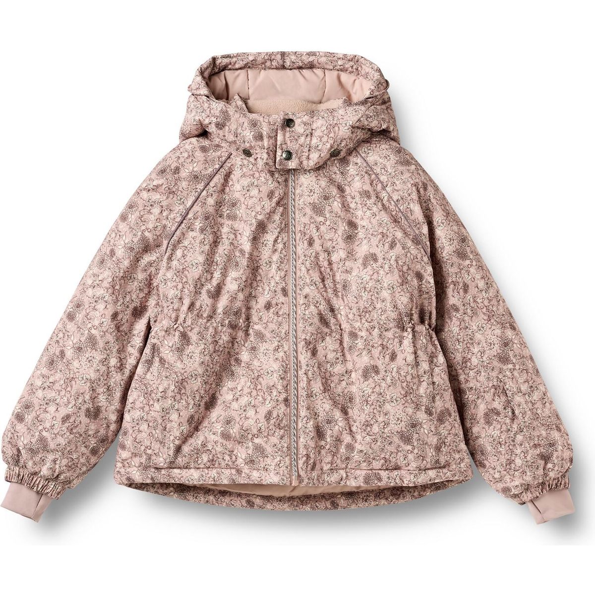 Wheat Ski Jacket Snowy rose winter flowers (9737) 116 7205-995R GRS-9737-116/6Y