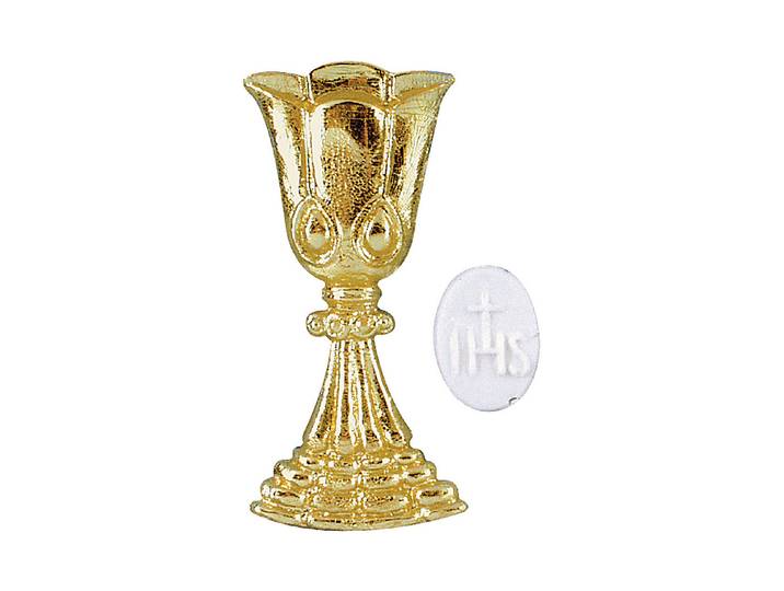 Rayher Wachsmotiv Kelch mit Hostie 6 cm