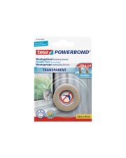 Tesa Powerbond Doppelseitiges Klebeband 19 mm x 1.5 m transparent (55743-00001-00)