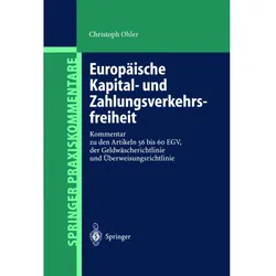 Europäische Kapital- und Zahlungsverkehrsfreiheit, Fachbücher von Christoph Ohler