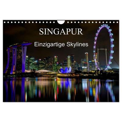 Singapur - Einzigartige Skylines (Wandkalender 2026 DIN A4 quer), CALVENDO Monatskalender