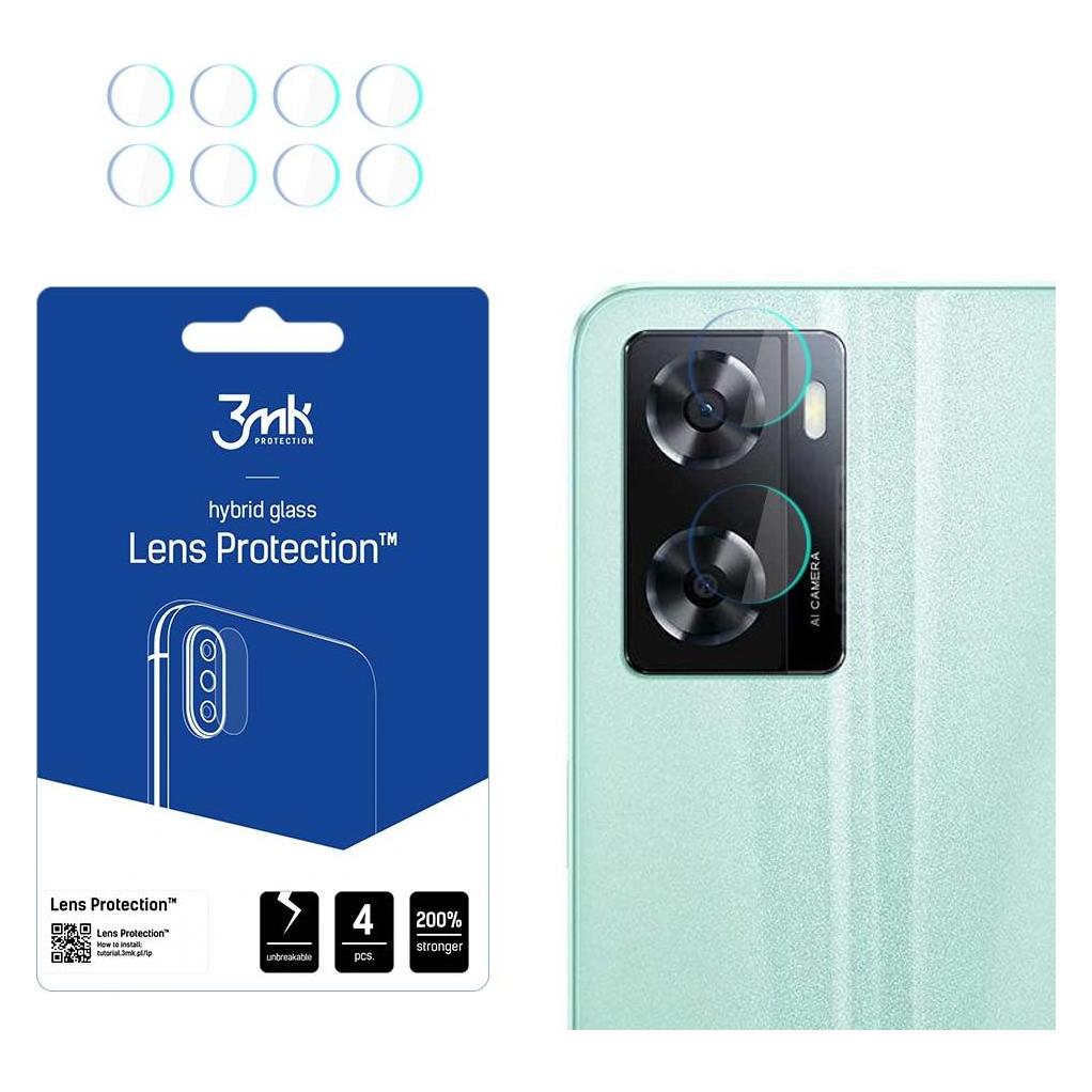 3MK Lens Protect Oppo A57 4G5G A57e A57s Ochrona na obiektyw aparatu 4szt (4 Stk., Oppo A57 5G, Oppo A57e, Oppo A57s) (5903108493420)