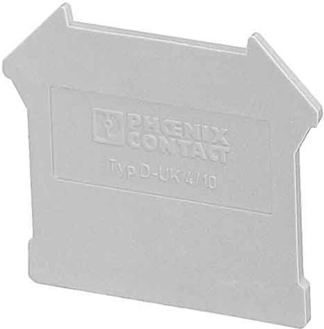 Phoenix Contact Couvercle 42,5×1,8×35,9 mm gr D-UK 4/10 (3003020)