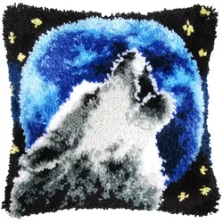 Knüpfkissen "Wolf"