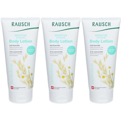 Rausch Sensitive Bodylotion mit Kamille x3 3x200 ml Lotion