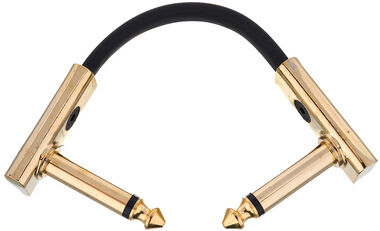 Harley Benton Pro-10 Gold Flat Patch Cable