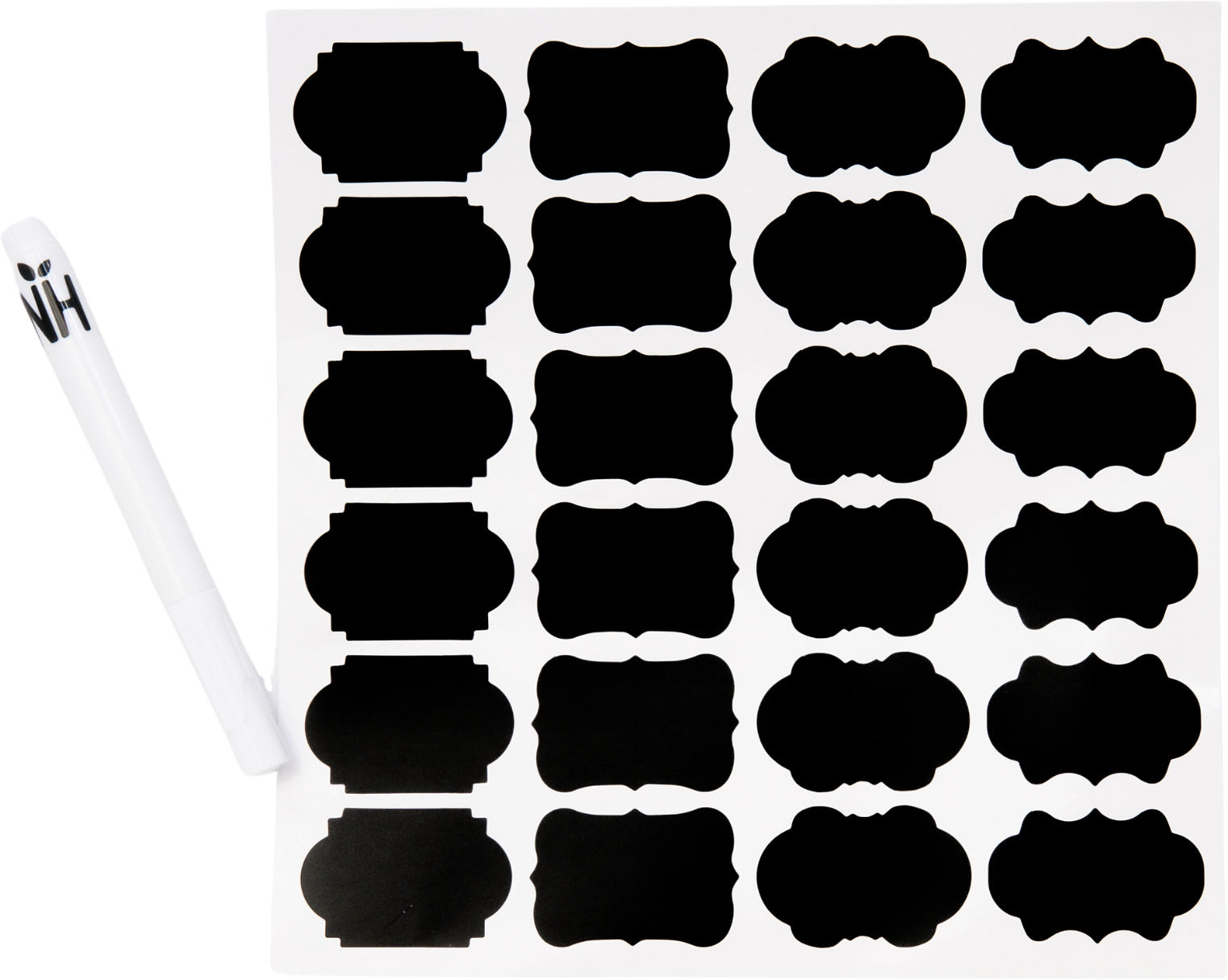 Natural Heroes Krijt Labels (Set) - Vorm 1 (incl. stift)