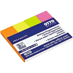 OTTO Office Pagemarker 50 x 15 mm orange, 5x1.5 cm