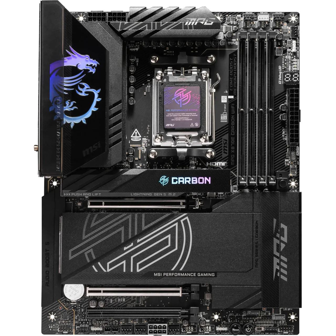 MSI MPG Carbon WIFI AMD X870E So.AM5 DDR5 ATX Retail