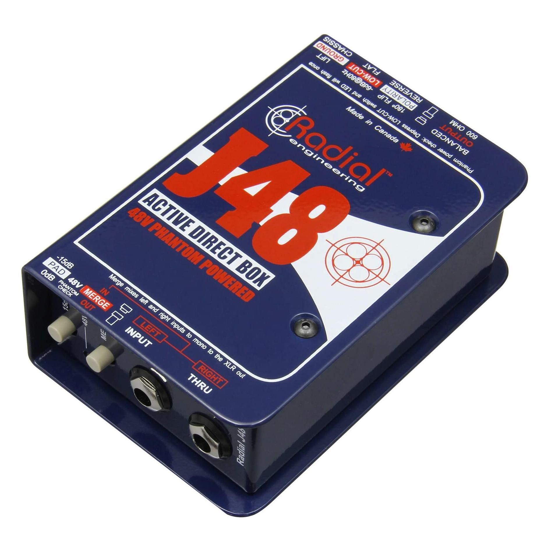 Radial J48-MK2 actieve DI box phantom powered (DI Box) (37318896)