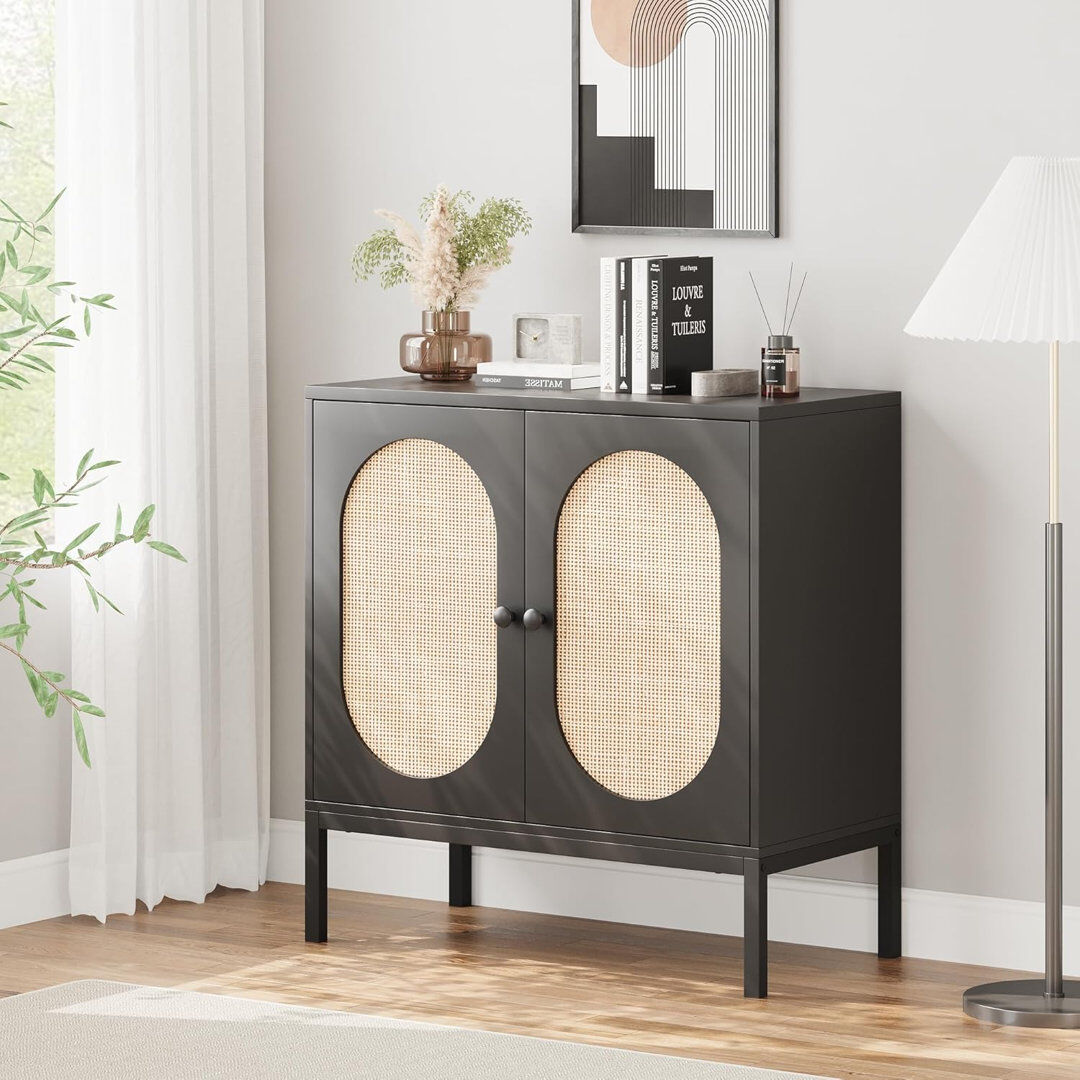 Brayden Studio 80.1 cm W Sideboard Black 82.9cm H X 80.1cm W X 40cm D