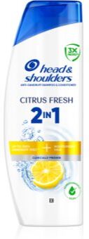 Head & Shoulders Citrus Fresh 2in1 champô e condicionador anti-caspa 400 ml. Citrus Fresh 2in1