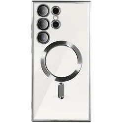 Mayaxess 6-Teile Zubehör-Pack für Galaxy S23 Ultra (Samsung Galaxy S23 Ultra), Smartphone Hülle, Silber