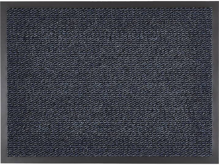 Fussmatte ANDIAMO Venus , blau, B:39cm H:20mm L:58cm, Polypropylen (PP), Teppiche, Fussmatte, Schmutzfangmatte, meliert, rutschhemmender Rückseite