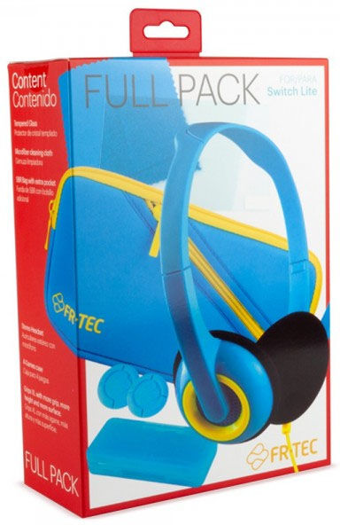 FR-TEC Full Accessory Pack for Switch Lite-Blauw (Switch) Nieuw