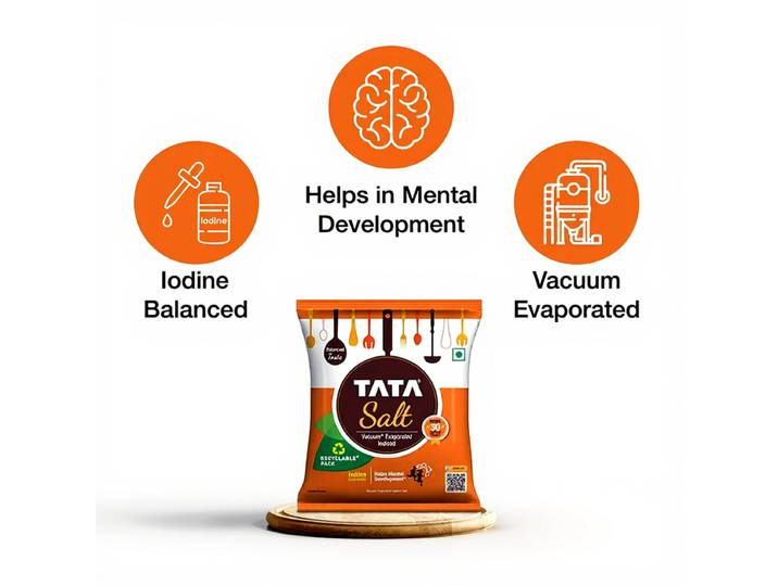 Tata gejodeerd zout - 1000 g
