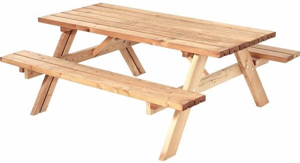 Plus Klassisk Bord-Bænkesæt, Thermowood