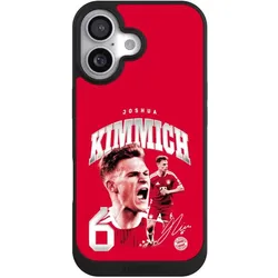 Nivocase Handyhülle für Apple iPhone 17 Hülle NIVOpure Case Schwarz FC Bayern München FCB Joshua Kimmich (Apple iPhone 17), Smartphone Hülle, Schwarz