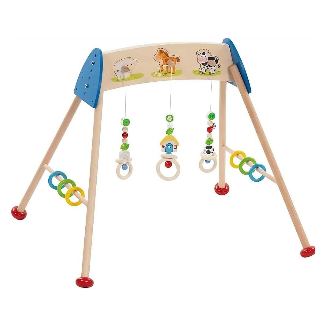 Goki Baby-Fit Tierstimmen Bauernhof, Greif- und Spieltrainer (65208)