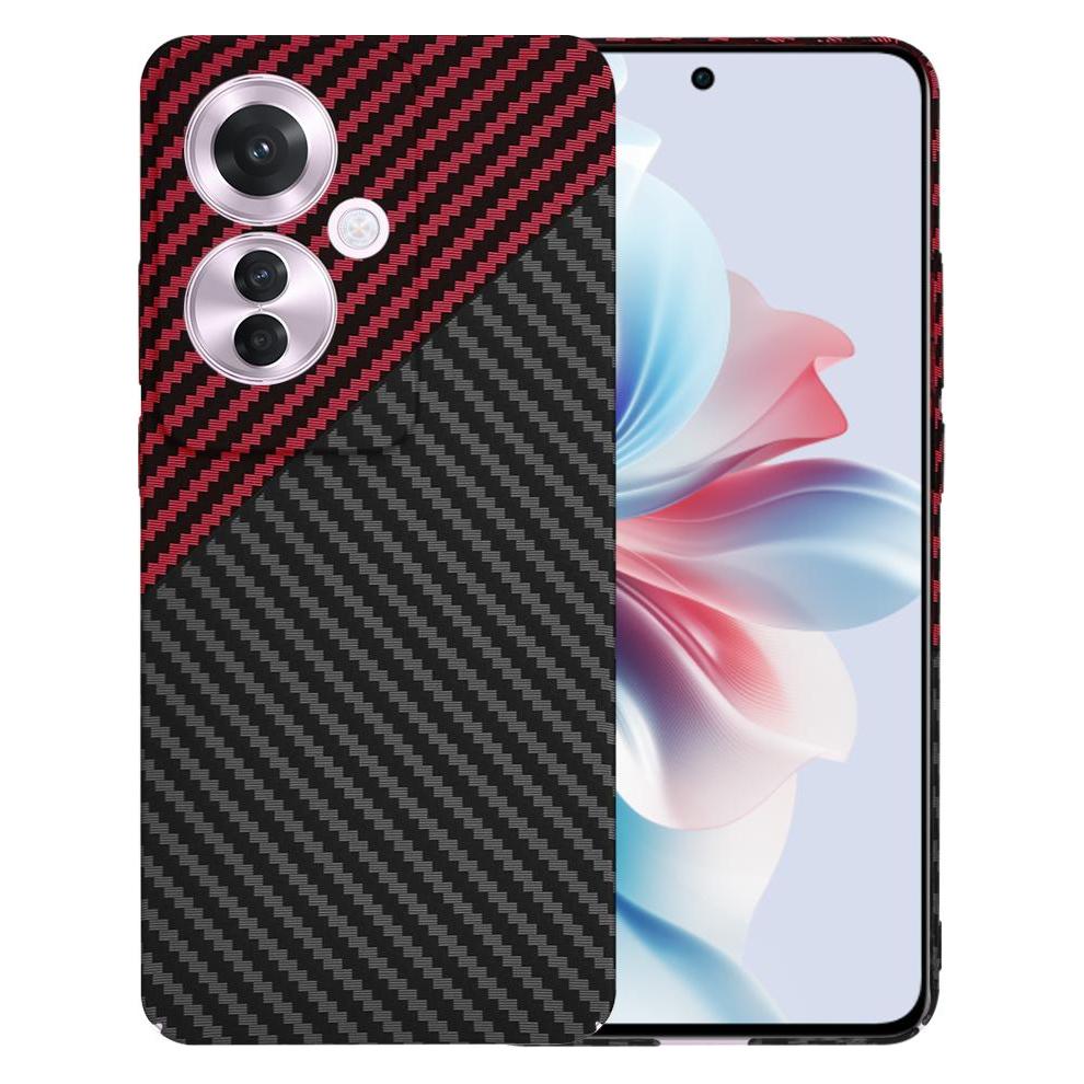 Techsuit - Carbonite FiberShell - Oppo Reno11 F - Red Vortex (Oppo Reno 11F) (56357450)