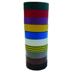 PROTEC PVC-Isolierband-Sortiment 19mm PIB 2519 gemischt PK=10 Stck