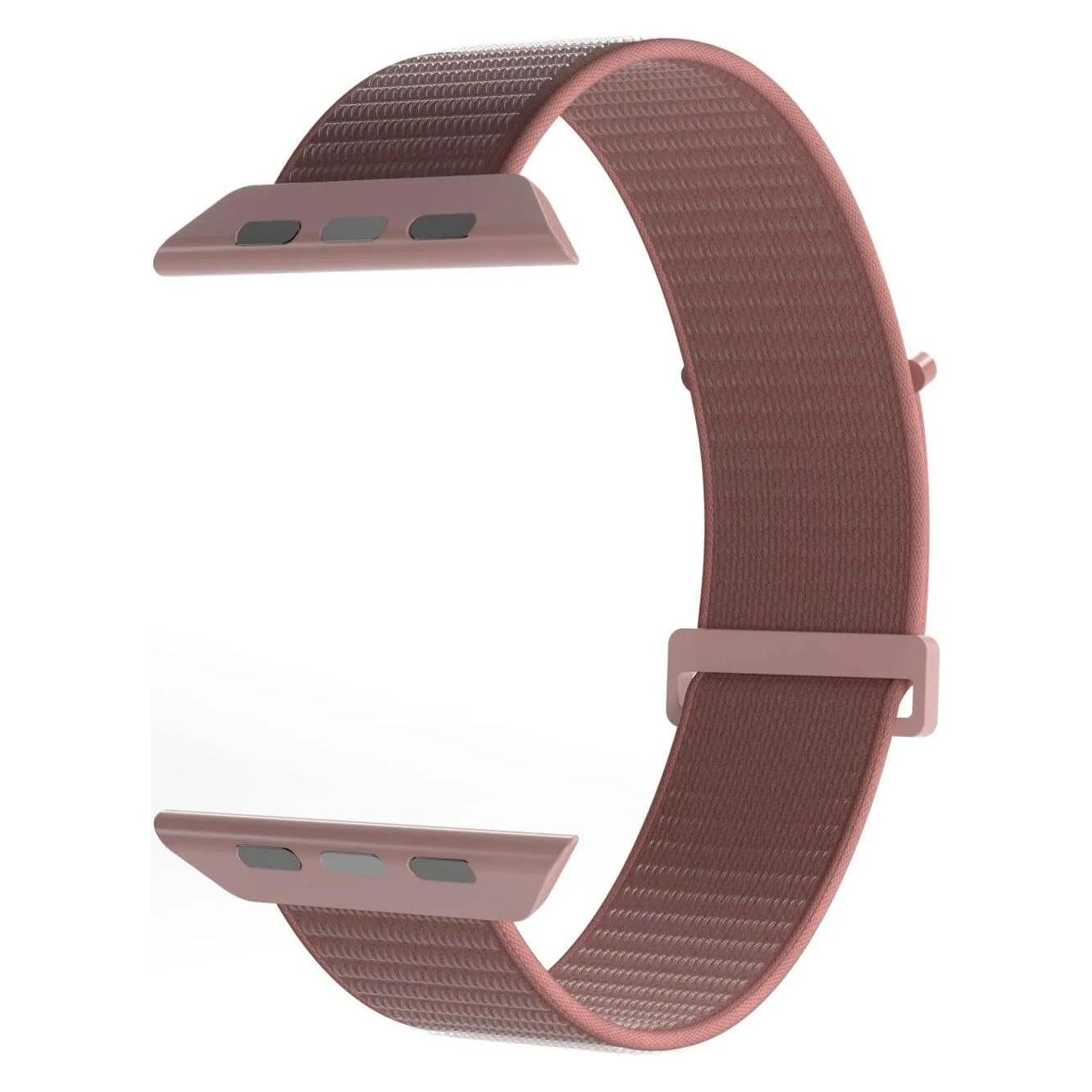 Puro Nylon Sport - Pasek do Apple Watch 38/40/41 mm (Różowy) (38 mm, 40 mm, 41 mm, Nylon) (PUSPORTAW40ROSE)