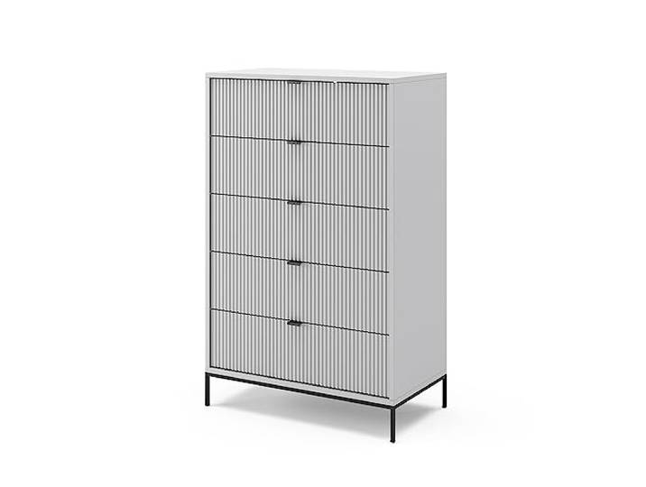 Vicco Kommode Eliza , Grau 76 x 120 cm zur Aufbewahrung und Nutzung im Schlafzimmer oder Flur