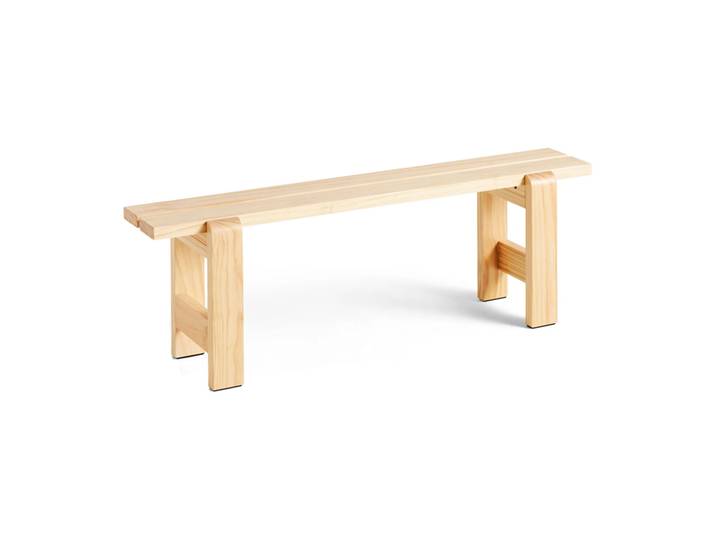 HAY Weekday Bank 140x23 cm Kiefernholz lackiert Natural