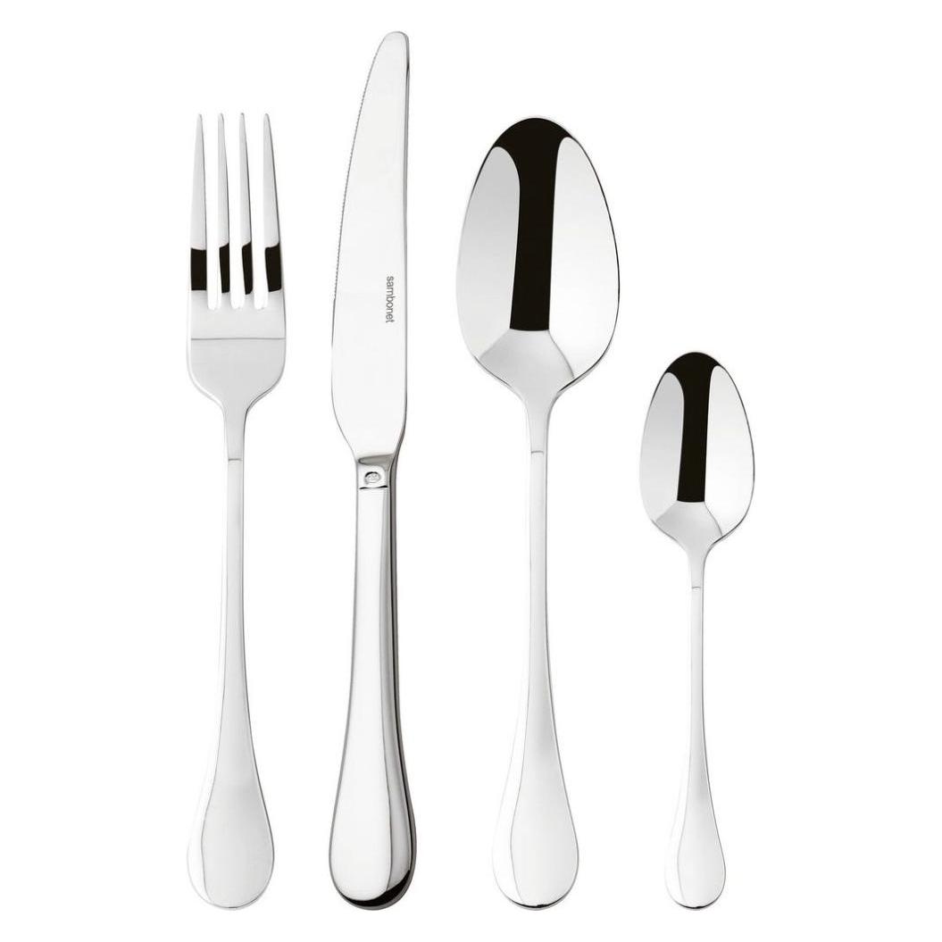 Sambonet Besteckset Bloom Monoblock Edelstahl 24-teilig (24 Stk., Besteck Set) (52943656)