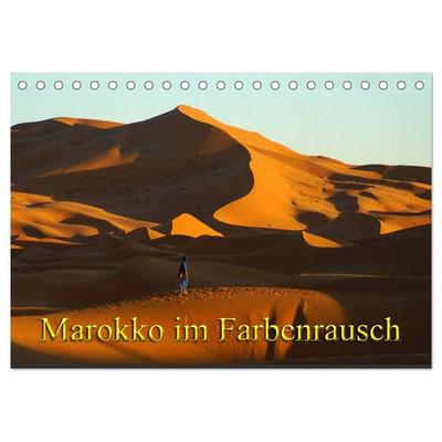 Marokko im Farbenrausch (Tischkalender 2027 DIN A5 quer), CALVENDO Monatskalender