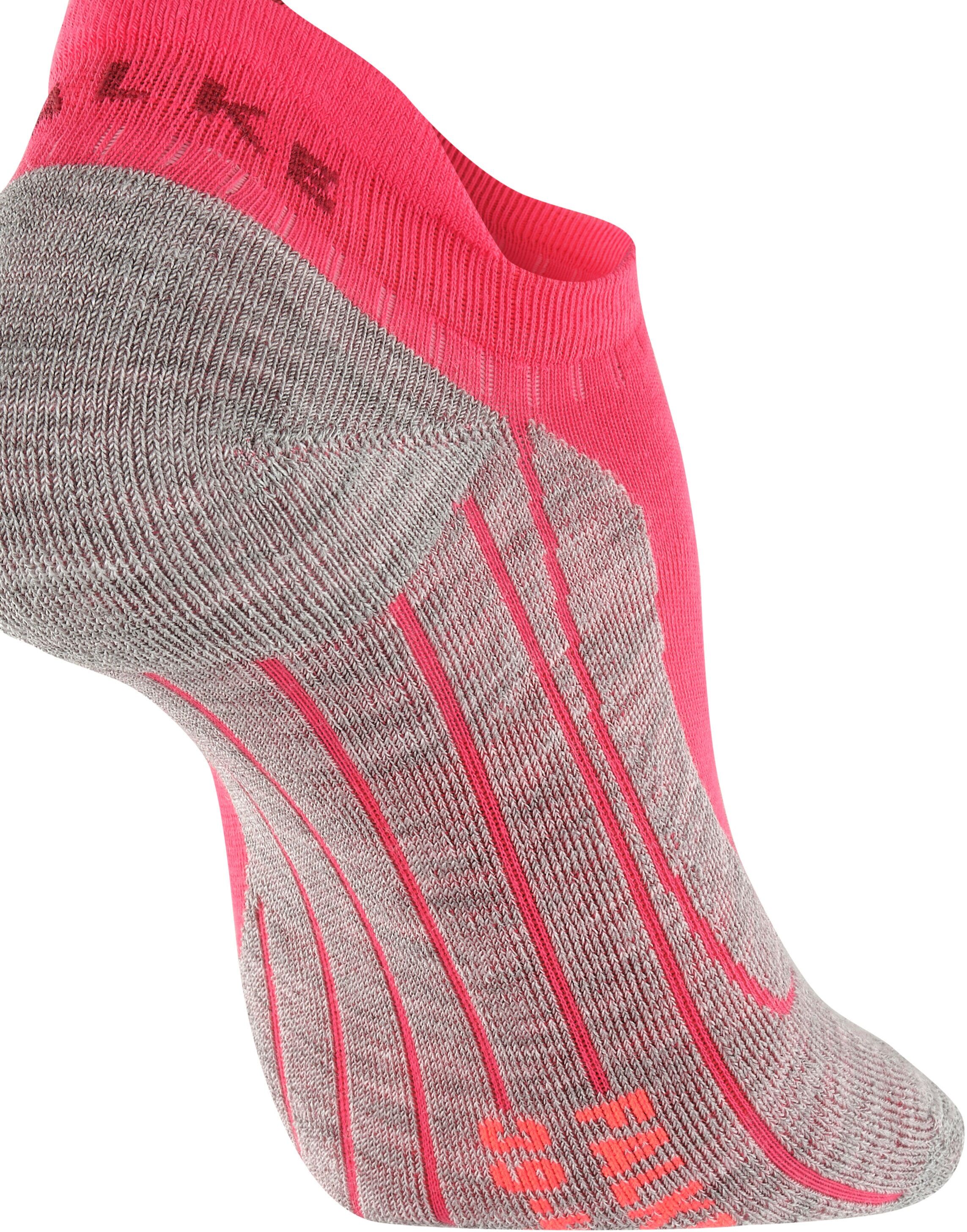 Laufsocken FALKE "RU4 Endurance Invisible", Damen, Gr. 37-38, rosa (rose), Materialmix, normal, Socken Laufsocken, leichte Laufsocke mit mittlerer Polsterung, schnelltrocknend rose 37-38