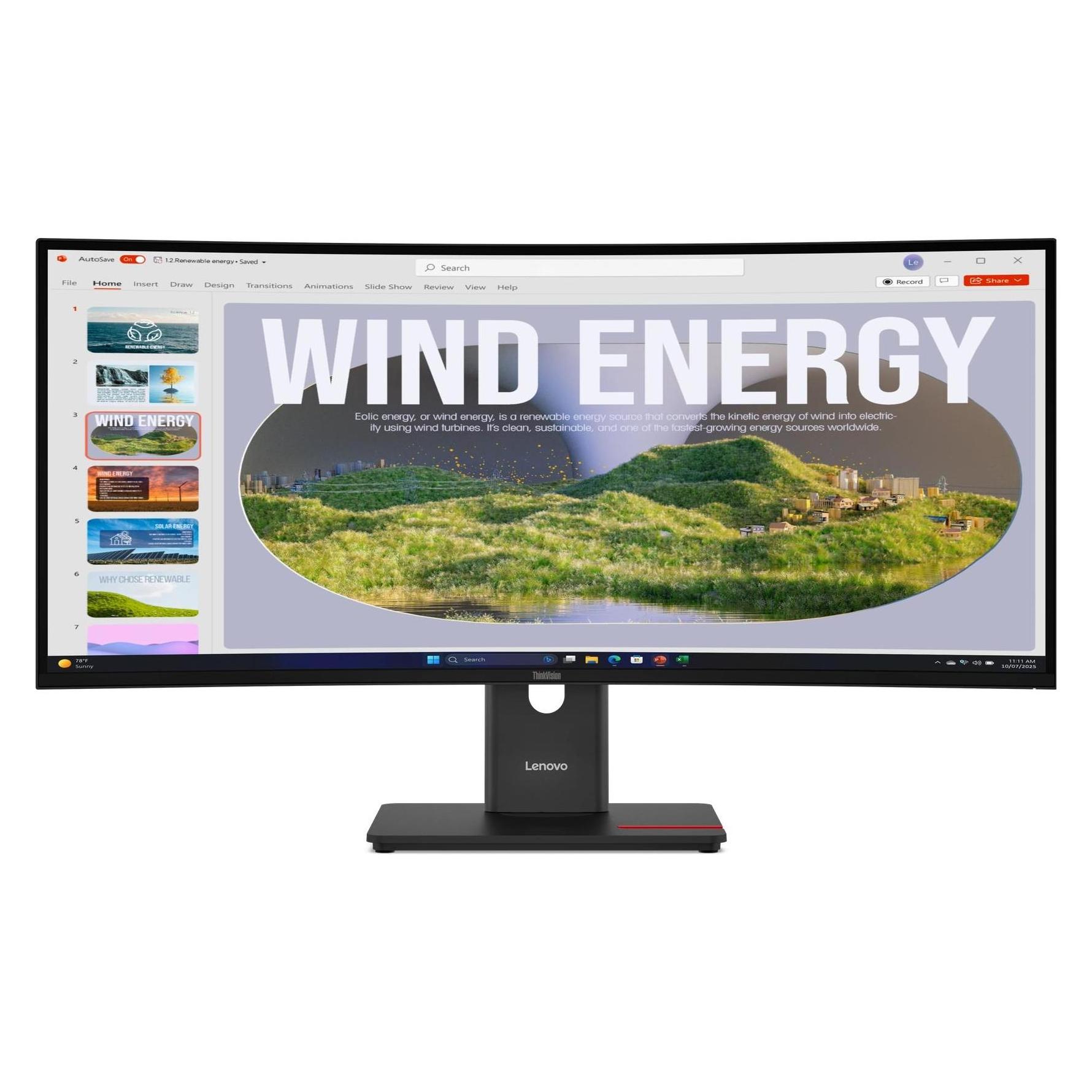 Lenovo ThinkVision T34WD-40 (3440 x 1440 Pixel, 34") (64AEGAT1EU)