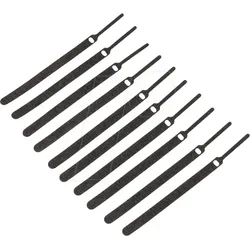 KOLINK 04986 - Kolink Kabelbinderset mit Klettverschluss, schwarz, 10 Stück