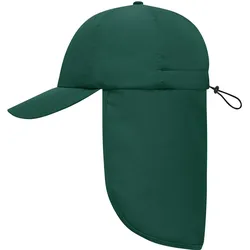 Basecap UV-Schutz "MB6243" mit Nackenschutz - dark-green