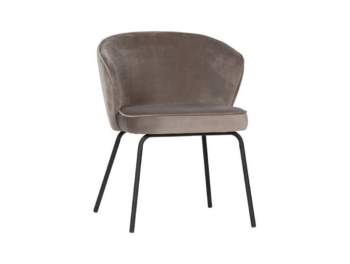 Design Esszimmerstuhl „Admito“ Samt Khaki De Eekhoorn