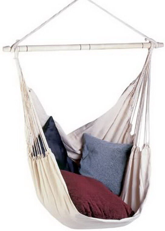 Chaise suspendue hamac Amazonas Brasil coloris natura 160 x 130cm