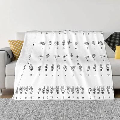 Uplift Picks Alphabet Lore Flannel Throw Blanket Soft Lightweight Cartoon Sofa Blanket 12 150x220 Cm (60x88 Inch)
