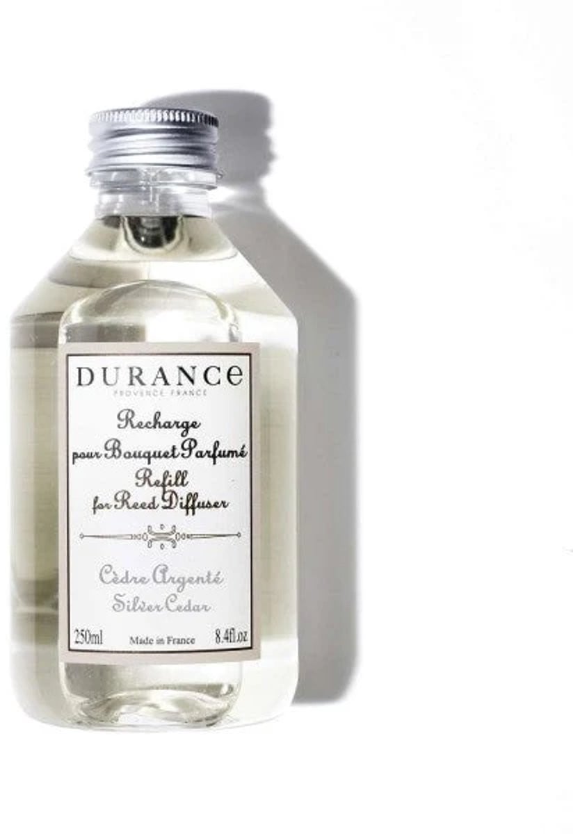 Durance Navulling Geurstokjes - Cedre Argenté - 250ml