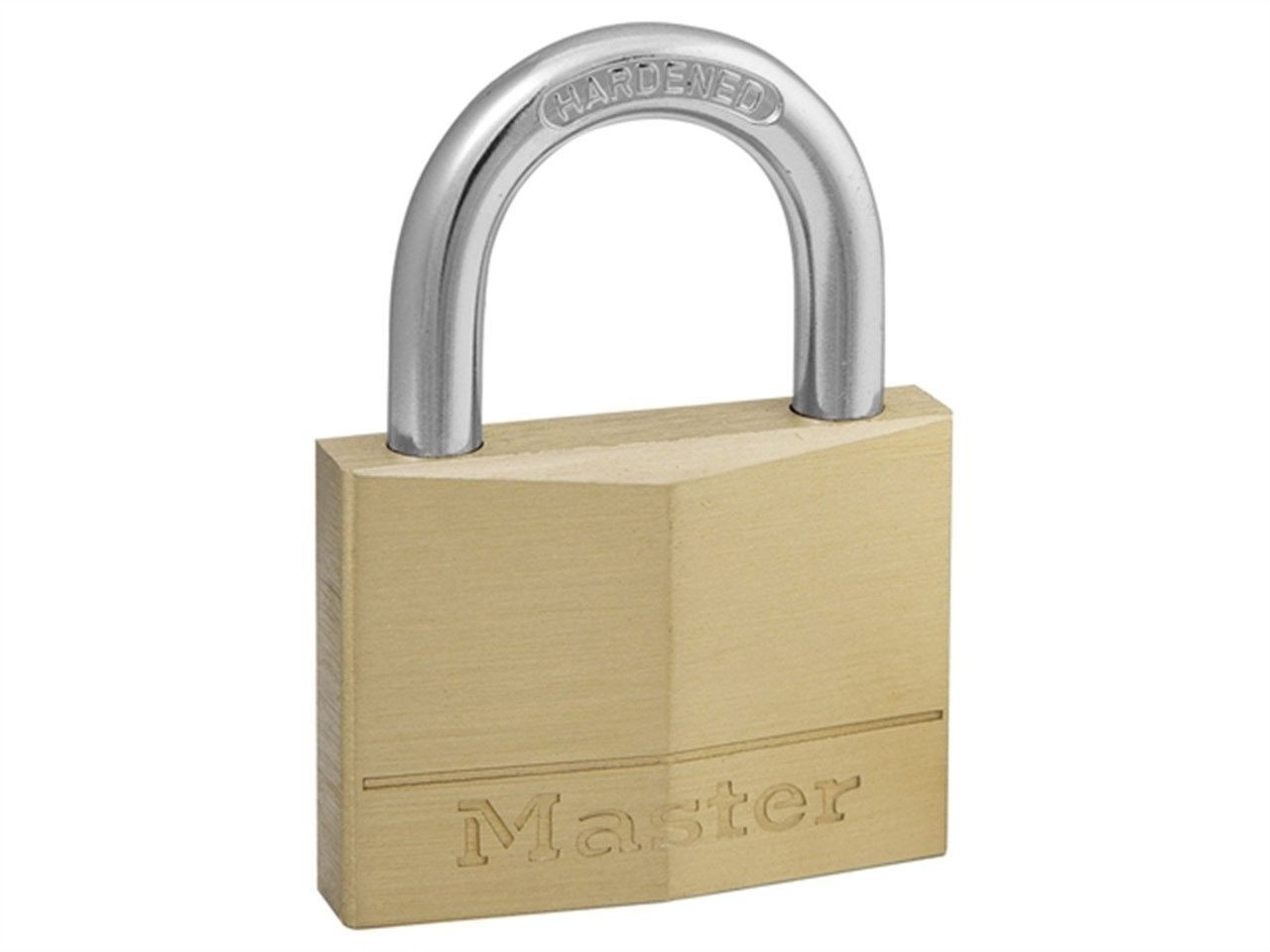 Master Lock 150EURD Hangslot van massief koper met 7mm stalen beugel