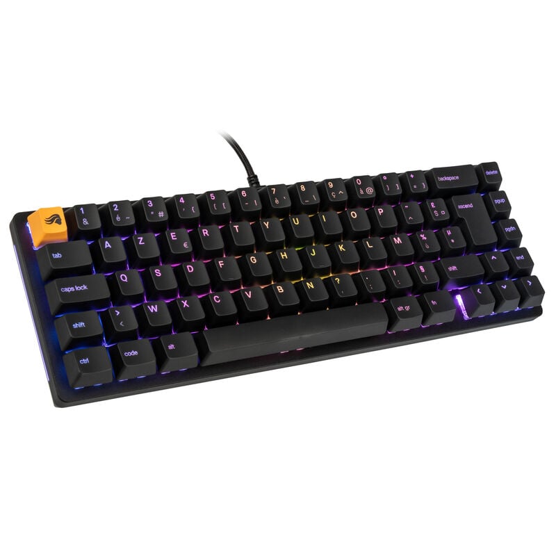 Glorious GMMK 2 Compact Tastatur - Fox Switches, FR-Layout, schwarz