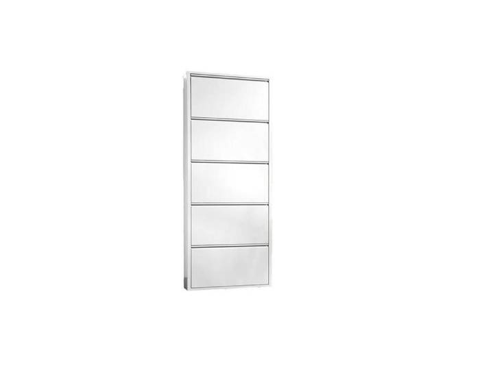 Meuble à chaussures Dandracchi - Dmora - En Metal - Blanc 50x15h172 cm