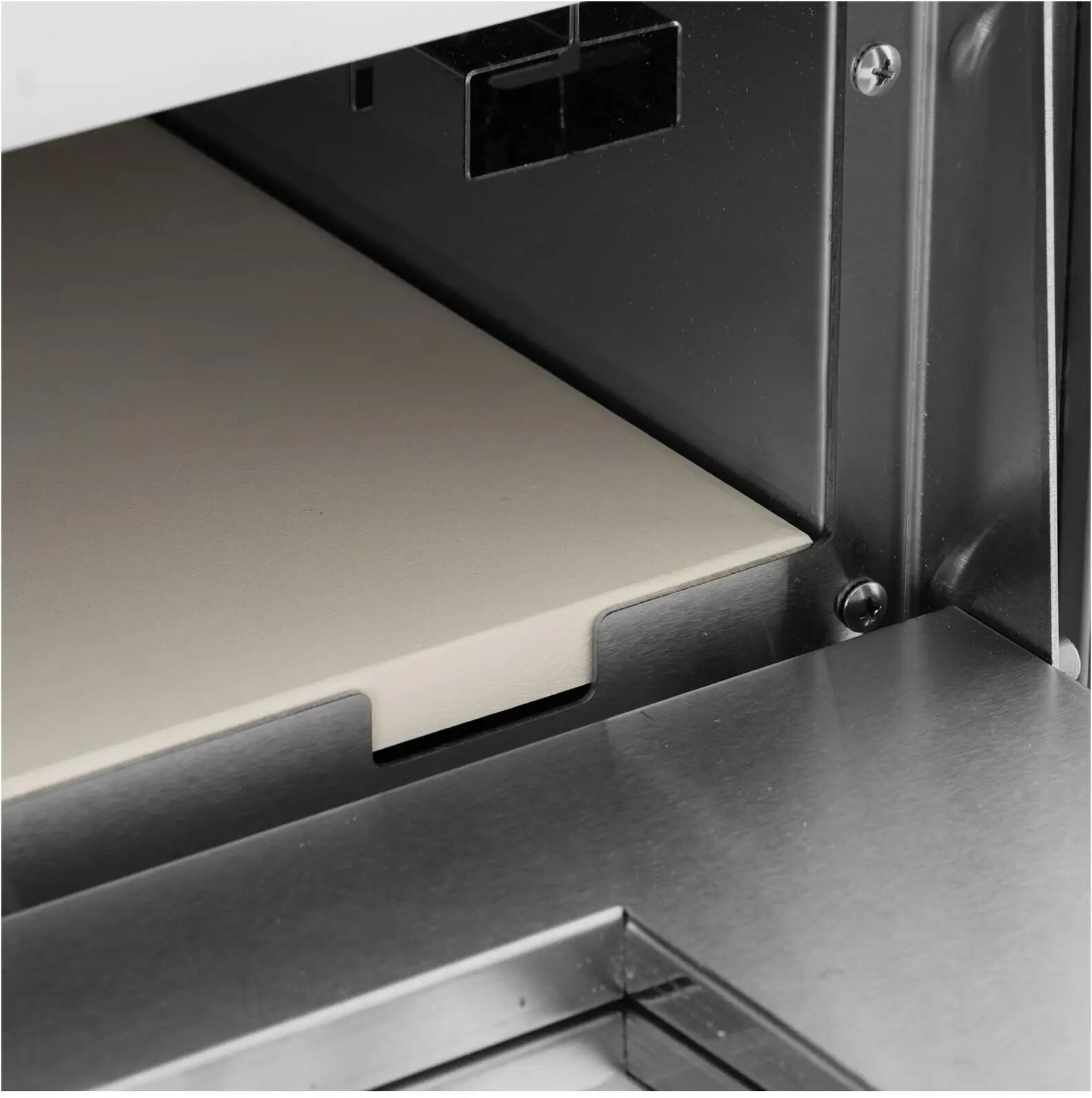 Elektro-Pizzaofen - 1 x 40 cm - 1 Kammer - 2400 W - 230 V - manuell - feuerfester Stein - Royal Catering RCPO-2400-1PS