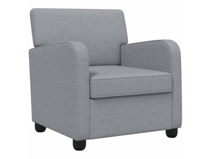vidaXL Sessel Hellgrau Stoff