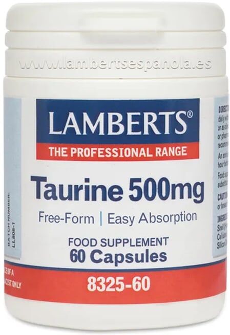 Lamberts TAURINA 500mg 60 Caps