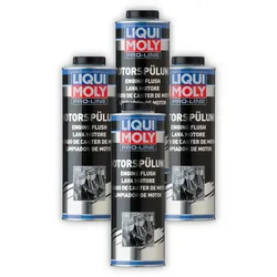 4x Additiv LIQUI MOLY 2425 Motorspülung Pro-Line Motoröladditiv Motorreiniger 1L