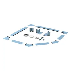 Bette Dichtsystem Pro für Fünfeck-Duschwannen, 1200x150x2mm, B57-0379